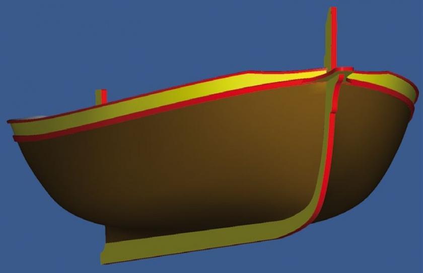 Nerezine | Reverse Engineering - Boat Model &amp; Form Making: 3D Measurement of GAJETA Using TRITOP