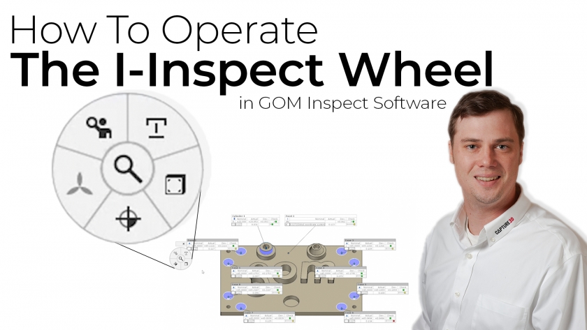 How to Operate the I-Inspect Wheel within GOM Software
