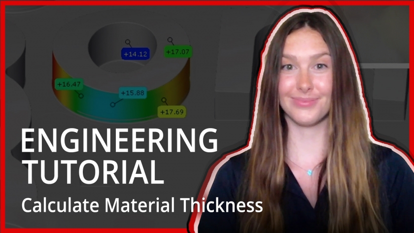 How to Calculate Material Thickness Using Free GOM Inspect Software