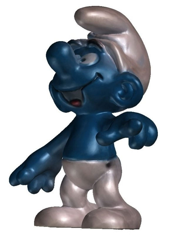 Smurf colorized scan data