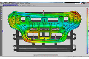 3D Scanner for Automotive Functional Build / Pilot Production As Manufactured vs. As Designed