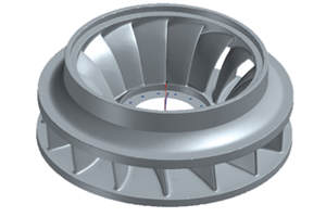 3D Scanning of Impeller Wheel