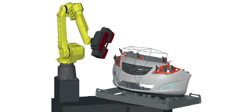 GOM Inspect Professional Software Virtual Measuring Room Module for Automated 3D Metrology