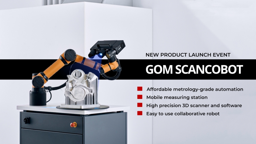 [REPLAY] Meet GOM ScanCobot - The Affordable, Easy to Use, Automated Mobile Metrology Workstation