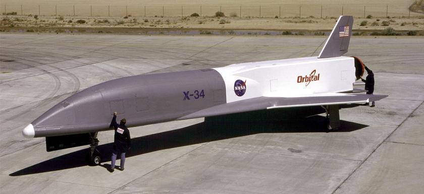 NASA | 3D Scanning of a X-34 Reusable Launch Vehicle (RLV) Model