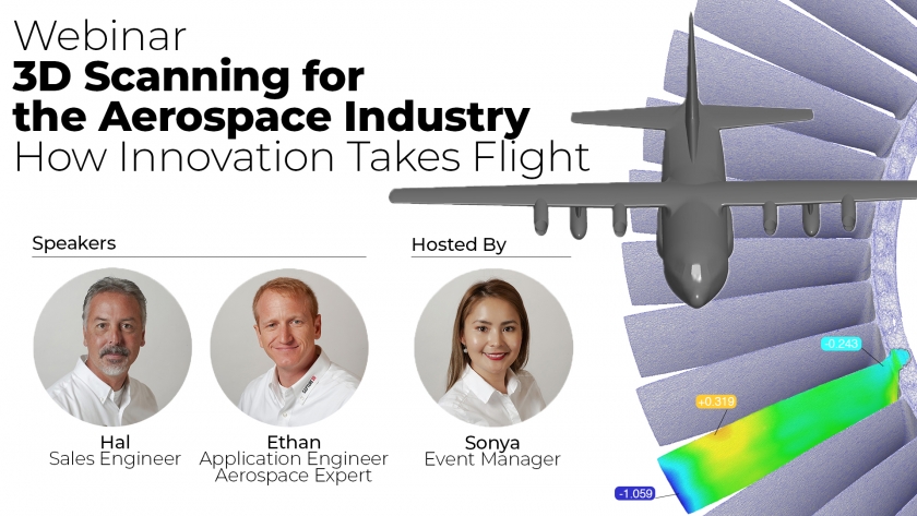 Webinar - 3D Scanning for the Aerospace Industry— How Innovation Takes Flight