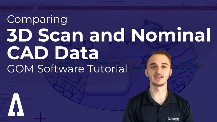 Comparing Actual and Nominal CAD Data in GOM Software